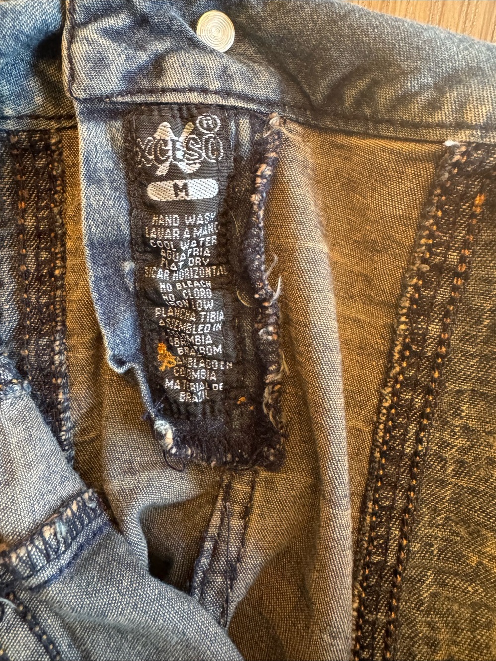 Xceso Women’s Distressed Blue Flare Jeans - Picture 5 of 9